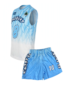 Maillot de basketball oversize pour homme 2026 Nouveau Ensemble 2 pièces T-shirt et short Tenue de sport 100% Coton Écologique Respirant - Product Image 2