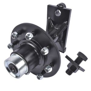 NUEVO Kit de Eje Atornillable de 1 Pieza con 8 Ruedas de 6.5 Pulgadas y Capacidad de 8000 LB para Contenedores de Envío y Remolques - Product Image 1