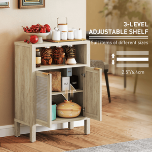Credenza Ecologica in Legno di Mango e Teak per Sala da Pranzo e Soggiorno, Uso Domestico e in Seminterrato - Product Image 4
