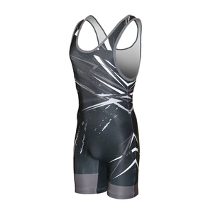 Grippes de jambe élastiques antidérapants professionnels, justaucorps de lutte à compression, équipement de soutien musculaire très extensible - Product Image 1