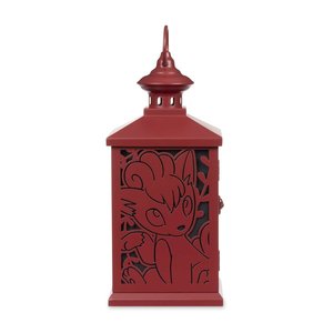Lanterne porte-bougie découpée en métal rouge sur le thème Pokémon pour décorations d'Halloween 2026 en gros - Product Image 3