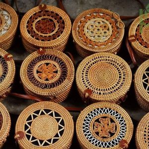 HIGH QUALITY Sustainable Premium Fashionable Rattan Handbag Best Seller Durable Eco Friendly Woven Travel <b>Beach</b> <b>Bag</b> Export - Product Image 5