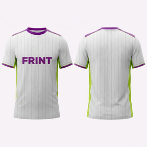 Camiseta Deportiva Personalizada con Nombre y Número, Diseño a Medida, Secado Rápido, Sublimación Térmica, 100% Poliéster, Cuello en V, Jersey para Esports - Product Image 5