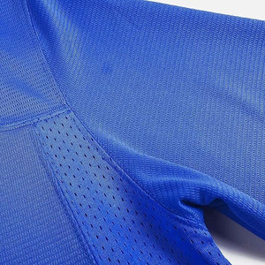 Camiseta de Fútbol Personalizada sin Estampado – Tejido de Malla Transpirable de Alto Rendimiento – Camiseta de Entrenamiento de Fútbol Americano con Cuello en V para Equipos - Product Image 6