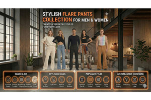 Pantalones Vaqueros Casuales de Mezclilla Sólida con Corte Acampanado para Adolescentes, Transpirables, Coloridos, para Primavera 2026 - Product Image 5