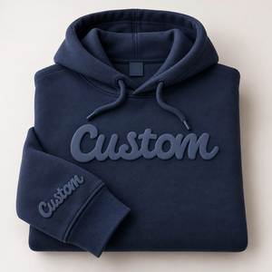 Camisetas Personalizadas para Hombre, 100% Algodón Grueso, Estampado Puff, Manga Corta, Logotipo Grande, Talla Grande - Product Image 6