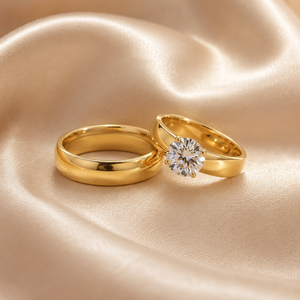 Premium 18K Gold Solitaire <b>CZ</b> Diamond <b>Ring</b> for Women Luxury Wedding Engagement Band Wholesale Jewelry Supplier - Product Image 3