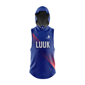 เสื้อฟุตบอลแบบมีธง 7v7 แขนกุด น้ำหนักเบา ระบายอากาศได้ดี พร้อมชื่อและหมายเลขแบบกำหนดเองสำหรับทีมกีฬา - Product Image 4
