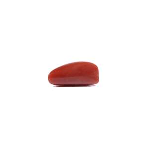 Handcrafted Synthetic Red Coral Oval Cabochon 4x6mm 5.8 Carat Loose Gemstone for Fine Jewelry - Product Image 3