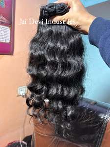 Fabricant et fournisseur de cheveux humains naturels bouclés vierges indiens de temple, aspect naturel, par le premier exportateur, en vente - Product Image 3