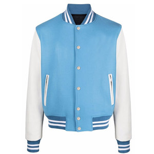 Unisex Varsity Baseball <b>Jacket</b> 100% Wool <b>Waterproof</b> Breathable Reversible Windproof Eco-Friendly Anti-UV Streetwear <b>Winter</b> Stand - Product Image 1