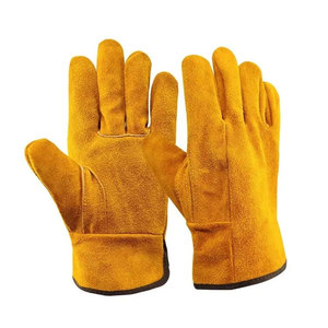 Protective Stick Welding Gloves for Welders Outdoor Touch Screen Heavy Duty Leather Safety Long Gloves for Men - Product Image 1