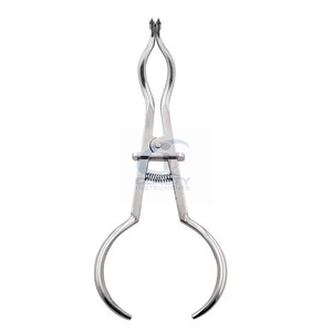 เครื่องมือ CLASTY INSTRUMENTS คีมหนีบยางรัดฟันสีงาช้าง ทำจากสแตนเลสสตีล ใช้ซ้ำได้ ฆ่าเชื้อได้ด้วยหม้อนึ่งความดันสูง สำหรับการแยกส่วนของช่องปากทางทันตกรรม - Product Image 3