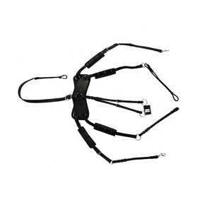 Plastron de cheval en cuir à 5 points de haute qualité Exportateur et fournisseur de produits du cheval de qualité supérieure - Product Image 3