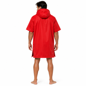 Parka de Natación con Capucha, Impermeable, de Manga Corta, Unisex, de Secado Rápido, con Cremallera Completa, para Natación, Surf, Playa y Piscina - Product Image 4