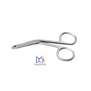 Pince à épiler de style ciseaux, demi-mate et demi-miroir, en acier inoxydable, pince à épiler pour manucure, pointe inclinée, outil de beauté durable pour usage domestique - Product Image 3