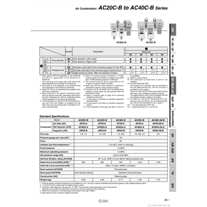 SMC Pneumatics Air Combinaison AC25C-02G-B Pièces Pneumatiques - Product Image 3