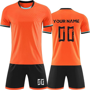 Maillots de football pour hommes, couleur unie, avec cordon de serrage, respirants et à séchage rapide, 100 % polyester, survêtement de football vintage personnalisé - Product Image 4