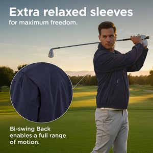 Classic Men's Denim Lightweight <b>Jacket</b> Full Zip Breathable Windbreaker Waterproof Front <b>Winter</b> <b>Running</b> Hiking Cycling Outdoor - Product Image 6