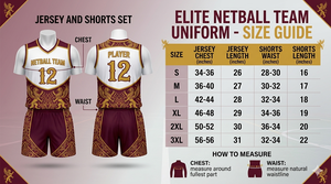 Conjunto de Uniforme de Netball Sublimado Lavado Personalizable, Transpirable, Antibacteriano, que Absorbe la Humedad, Talla Grande, Jersey de Equipo 100% - Product Image 5