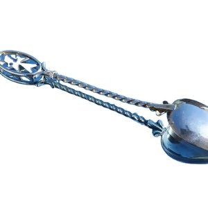 Cena DE BODA Cuchara de plata Juego de cubiertos Mesa elegante Cuchara de espejo de plata Mesa Vajilla Cuchara de acero - Product Image 1