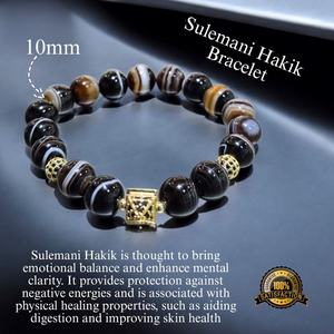 Pulsera de cristal Sulemani Hakik estilo Feng Shui pulido claridad física Mental amor curación emocional para practicantes de Reiki - Product Image 2