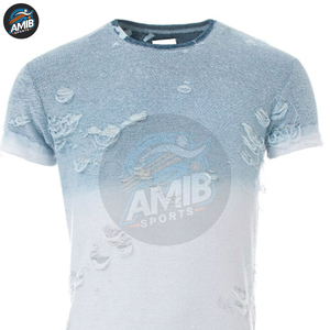 T-shirt Homme Distressed de Haute Qualité – Nouvelle Collection Personnalisée, Décontractée, Respirante, Coupe Sportive – T-shirts Distressed Personnalisables - Product Image 2
