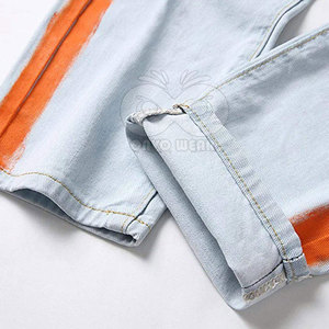 Nouveau style de jeans déchirés pour hommes, pour usage extérieur, de qualité supérieure, couleur unie, jeans déchirés pour hommes - Product Image 5
