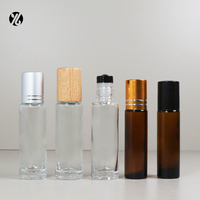 Bouteilles de parfum personnalisées à fond épais et vintage 10 ml 15ml mini rondes carrées transparentes rechargeables mini échantillon de décantations de parfum en verre