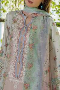 Robes de printemps de haute qualité pour femmes, ensembles 2 et 3 pièces, robes en tissu lawn, grandes tailles, tenues décontractées, autres robes, style pakistanais et punjabi pour femmes - Product Image 2