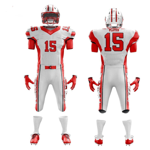 Unique Style Custom American Football Uniform with Breathable Printed Design Short Sleeve Custom Team Name for Unisex Adults - Product Image 5