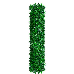 Recinzione Artificiale Verde Resistente e Durevole per Esterni, Impermeabile con Protezione Anti-UV per Giardini e Cortili (Foglia Verde) - Product Image 1