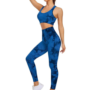 Private Label Women's Breathable for Workout Yoga Sets for Summer Wear 2026 <b>Top</b> Design Leggings & Bra Sets - Product Image 4