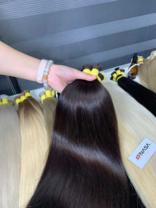 Extensiones de Cabello Humano Vietnamita Negro Natural, Precio al por Mayor, Suaves, Sin Enredos y Duraderas, Envío a Todo el Mundo - Product Image 6