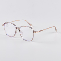 Lunettes de vue unisexes TR90 à monture géométrique ultralégères, bloquant la lumière bleue, pour femmes et hommes, avec logo personnalisé, fabrication OEM