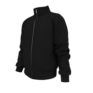 Chándal de punto con cremallera, cuello alto, sin capucha, informal de invierno, unisex, para niños, holgado, ajustado, de peso pesado - Product Image 2