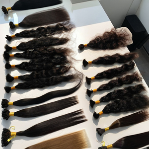 100% cheveux bruts. Cheveux humains en vrac naturels ondulés et bouclés. Cheveux humains indiens en vrac de qualité supérieure non traités d'Inde - Product Image 6