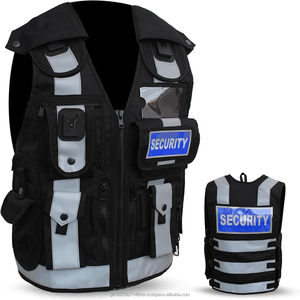 Gilet réfléchissant pour dresseur de chiens, plusieurs poches, gilet de sécurité pour entraîneur - Product Image 1