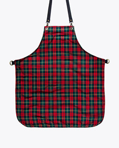 Capa de peluquería de cuero, delantal duradero con bolsillos y anillas - Product Image 2