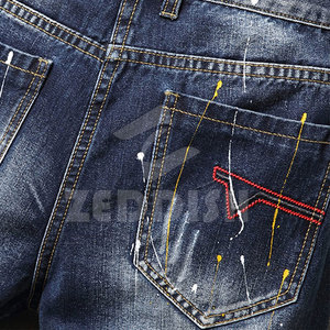 Shorts Vaqueros Casuales Hechos a Medida en Pakistán, 100% Algodón, Servicio OEM, Color Sólido - Product Image 5