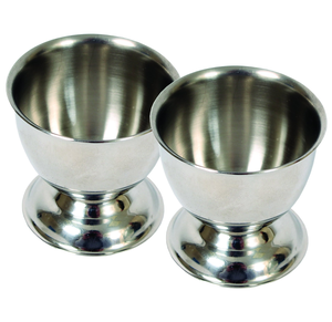 Lot de 4 coupelles à œufs en acier inoxydable faites à la main, qualité supérieure, pour restaurants et cuisines, design créatif, vente en gros - Product Image 6