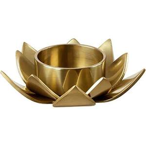 Élégant porte-bougie en laiton massif pour mariages et événements festifs, support décoratif artisanal en fer pour bougies, pour la décoration de la maison et de la table. - Product Image 6