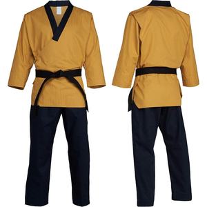 Uniforme de Taekwondo de ajuste personalizado con impresión de logotipo Traje cómodo para entrenar clases profesionales y gimnasios de artes marciales - Product Image 1