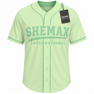 Maillots de baseball unisexes de haute qualité en gros, personnalisables, respirants, antibactériens, grandes tailles, coupe athlétique, imprimés, livraison rapide - Product Image 1