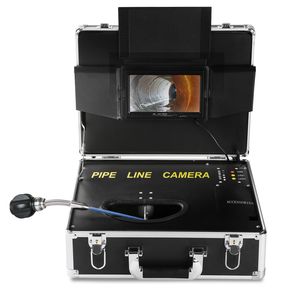 Endoscope industriel étanche IP68 de 165 pieds/50 m avec écran de 7 pouces, caméra d'inspection de canalisations, fonction DVR, 12 LED réglables pour égouts - Product Image 6