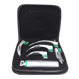 Ensemble de laryngoscope vétérinaire, 5 lames Miller, 75-210 mm, kit d'intubation, instruments chirurgicaux manuels en acier inoxydable - Product Image 2