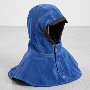 Casco de Soldadura de Cuero JNM SAFETY, Piel de Vacuno, Certificado CE, Resistente al Fuego y al Calor (500-1000°C), Ajuste Regular - Product Image 2