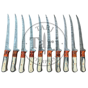 Cuchillo de Pesca Profesional de Acero de Damasco para Compradores Mayoristas de EE. UU. y la UE, Logotipo Personalizado, Cuchillo para Mariscos al Aire Libre, Venta Caliente B2B OEM 2026 - Product Image 6