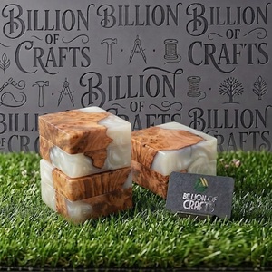 Premium Timber Resin <b>Ring</b> <b>Holder</b> for Bridal Ceremony Romantic Couple Gift - Product Image 2
