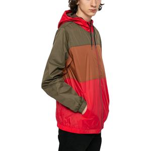 Chaqueta deportiva de nailon ligera personalizada para hombre, cortavientos transpirable con capucha y cremallera, estampado informal, Fina y resistente para exteriores - Product Image 3